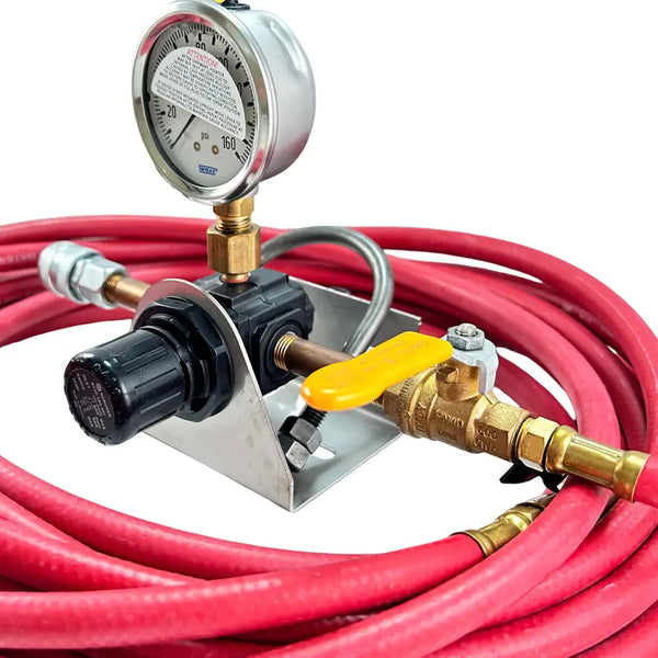thumbnail image 2 of 2 Pack Air Pressure Regulators With Gauge - 160 PSI Max, Inline Compressor Tool 2 of 5