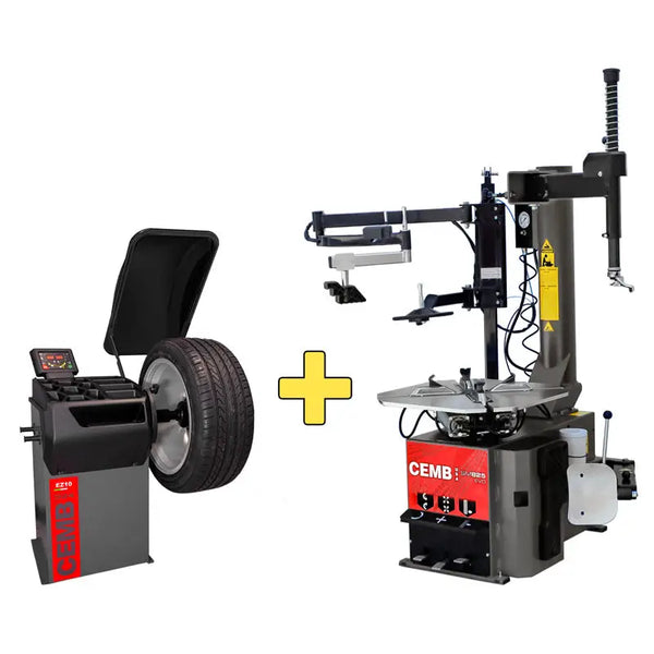 Cemb EZ10 Balancer + SM825 Tire Changer COMBO All Tire Supply