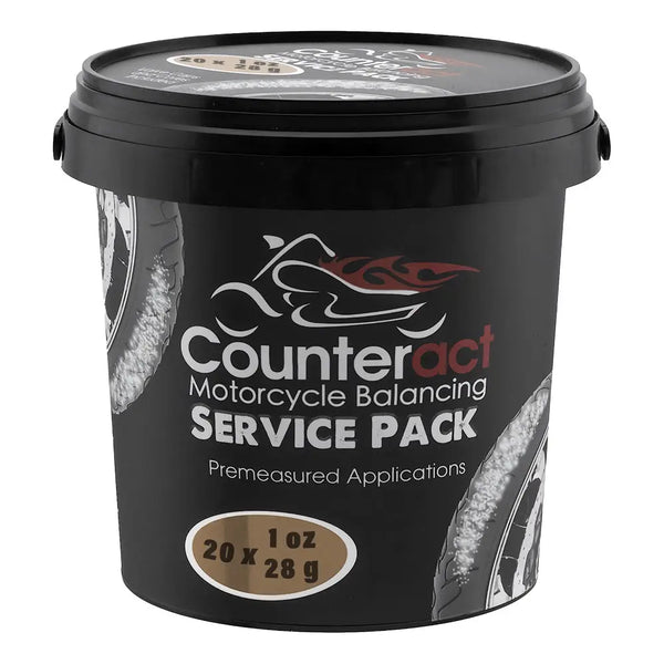 Counteract Motorcycle Tire Balancing Beads Shop Pack - 20 Pre-measured Bags & Vortex Valve Caps For Smooth Ride - View #9