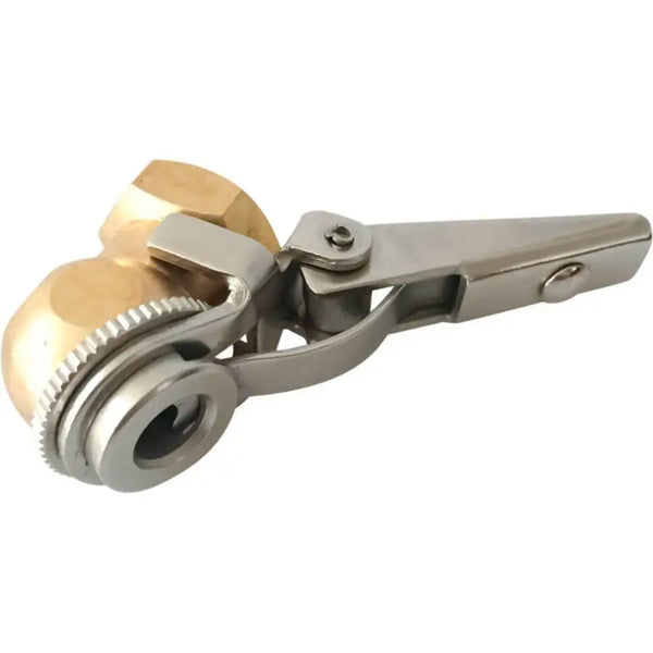 AA 1/4" FNPT Ball Foot Air Chucks with Clip/FlowThru All Tire Supply