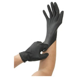 AA Grease Bully Black Nitrile Gloves Large (100/Box) - Tire