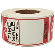 Tire Repair Supplies - AA Used Tire Labels (500/Box)
