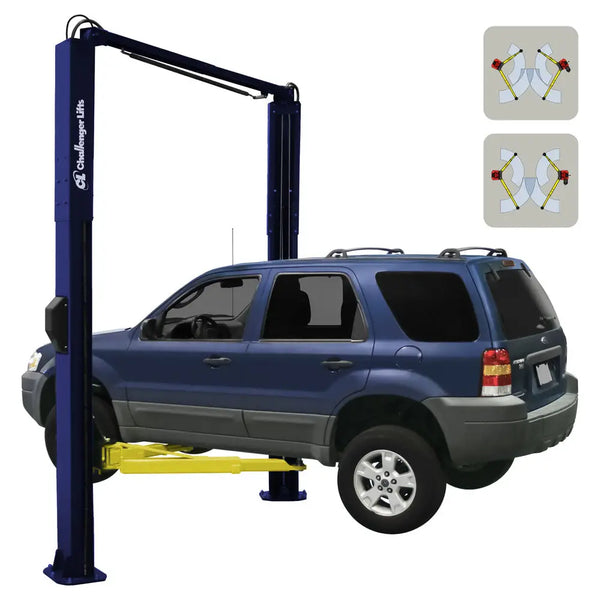 Challenger SA10 10K 2Post Car Lift Symmetric/Asymmetric All Tire