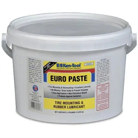 Tire Repair Supplies - Ken-Tool Euro Paste Tire Mounting And Rubber Lubricant (8 Lb Bucket)
