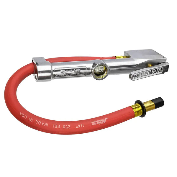 Milton S506 Deluxe Inflator Gauge w/15 in. Hose - Tire Supplies Milton S506 Deluxe Inflator Gauge w/15 in. Hose - Tire Supplies