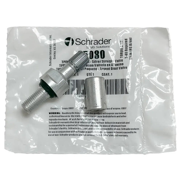 Schrader Straight Stem Valve Kit for 33900 EZsensor 90° All Tire Supply