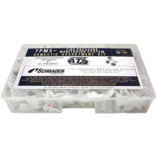 Schrader TPMS Service Pack Assortment Kit for Asian Cars All Tire Supply