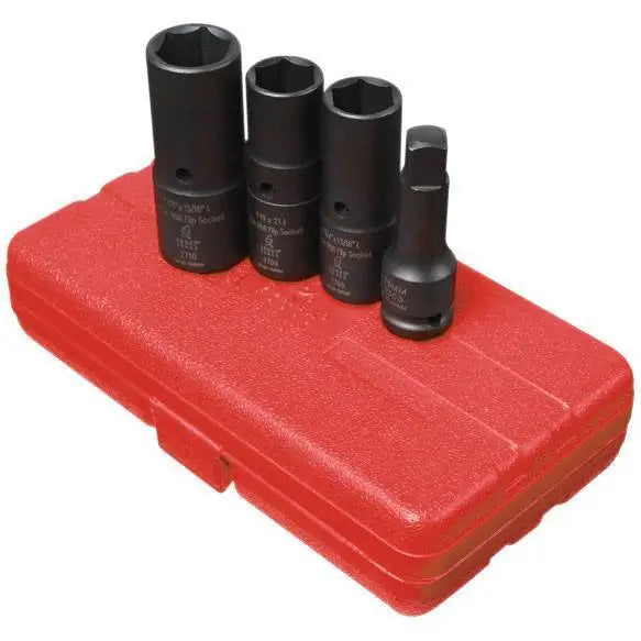 Sunex 4506 3/4 Inch Drive SAE Hex Drive Impact Socket Set – 5 Piece