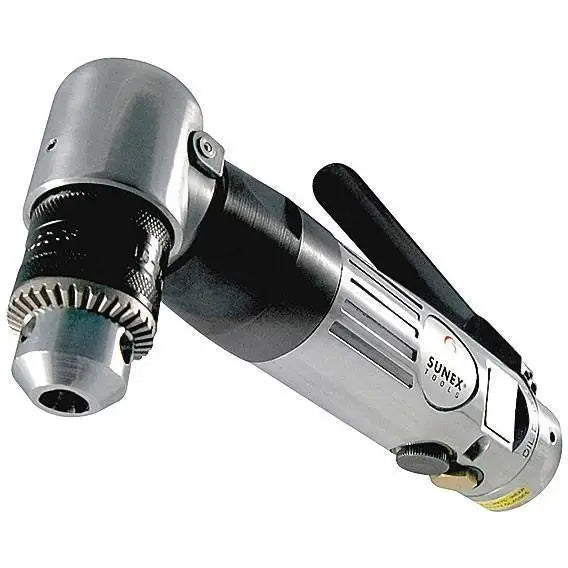 Sunex 3 8 in Reversible Right Angle Air Drill w Geared Chuck All
