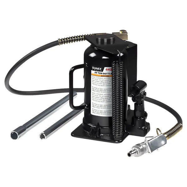 Sunex 4420AH 20 Ton Air/Hydraulic Bottle Jack - Durable – All Tire Sunex 4420AH 20 Ton Air/Hydraulic Bottle Jack - Durable – All Tire