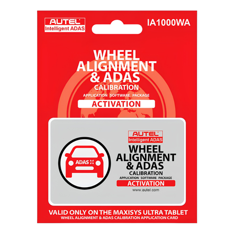 Autel IA1000WAUP Wheel Alignment & ADAS Software Upgrade Card for Ultra S2
