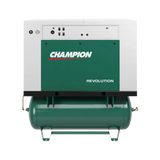 Champion Revolution HQR15F-12 15 HP Quiet Enclosed Air Compressor, 120 Gal, 230V - 3 Ph, 46.6 CFM @ 175 PSI