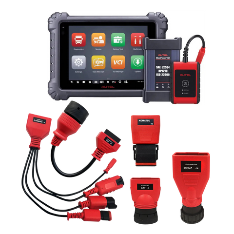 Autel MS909CV Diagnostic Kit w/ Off-Highway Adapters