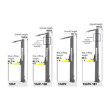BendPak 10APX-181 Two-Post Car Lift, 10,000-lb Capacity, 181" Extended Height - 5175307