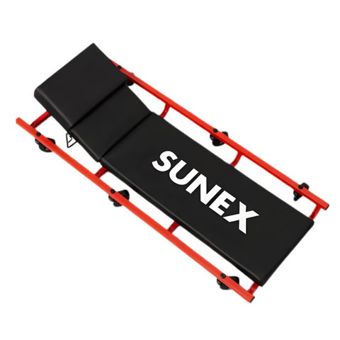 Sunex 8505B 6-Caster Low Profile Creeper w/ Adjustable Headrest