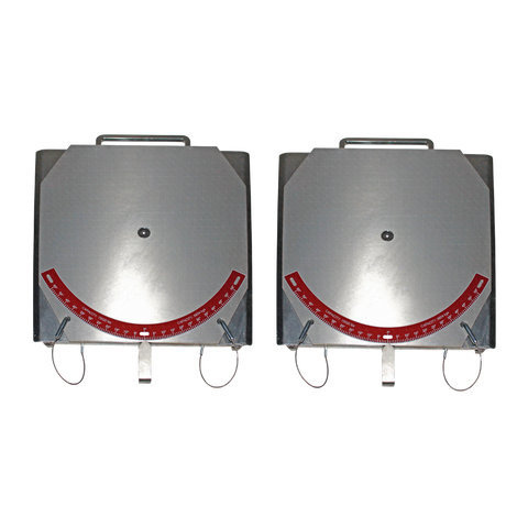 QSP Stainless Truck Turnplates Set, 15K Lb/Plate - 25-24-SSP