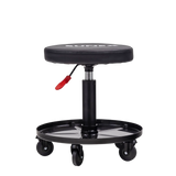 Sunex 8509B Pneumatic Rolling Shop Seat with Tool Tray, Adj. Mechanic Stool