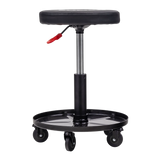Sunex 8509B Pneumatic Rolling Shop Seat with Tool Tray, Adj. Mechanic Stool