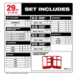 Milwaukee SHOCKWAVE 124pc Driver Bit Set - 48-32-4034