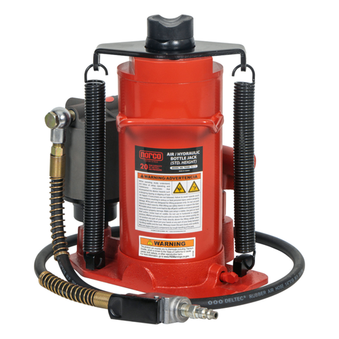 Norco 76320C 20-Ton Standard Height Air/Hydraulic Bottle Jack