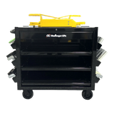 Challenger ACC-CART-PKG EV Adapter Cart w/ Drawer, Slide-Out Shelves, Multi-Brand Adapter Kit