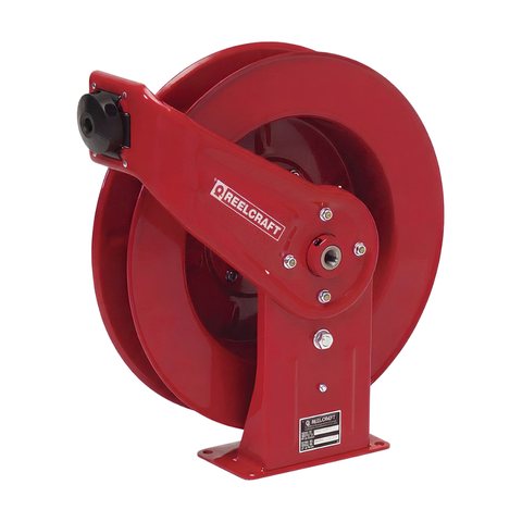 Reelcraft HD7600 OLP HD70000 Heavy Duty Hose Reel, 500 PSI, 1/2" NPT, Without Hose