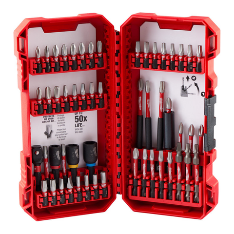 Milwaukee SHOCKWAVE Impact Duty 54PC Driver Bit Set - 48-32-4010