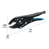 Channellock 102-10 10" Curved Jaw Locking Pliers w/ Cutter