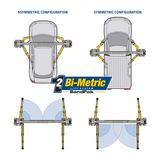 BendPak 10APX-181 Two-Post Car Lift, 10,000-lb Capacity, 181" Extended Height - 5175307
