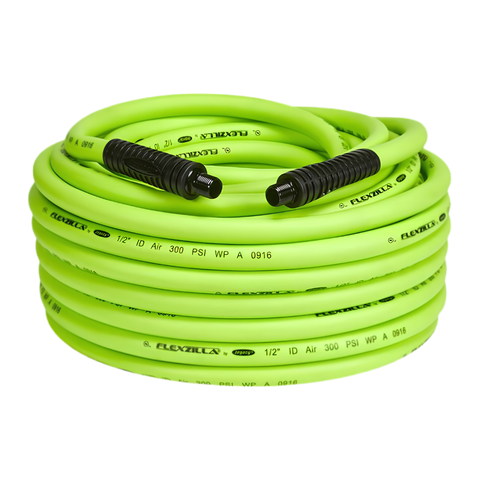 AA 1/2" ID Flexzilla Air Compressor Air Hose, 100 ft. - 48-HFZ12100YW3