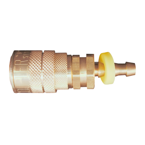Milton 1/4" Hose Barb M-STYLE Air Coupler (Ea.) - 1717-4