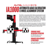 Autel IA1000LDWTDT ADAS + Wheel Alignment System, LDW + Digital Targets, Ultra S2
