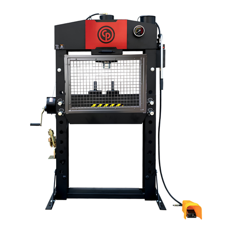 CP 86751 75-Metric-Ton Air-Hydraulic Workshop Press, 165,000 lb