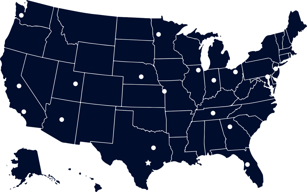 Nationwide Tire Supply Network Map