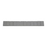 Gray AA 0.25 oz adhesive wheel weights with matte keycaps