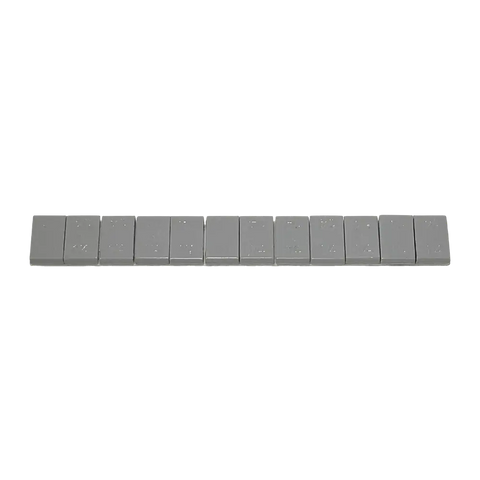 Gray AA 0.25 oz adhesive wheel weights with matte keycaps
