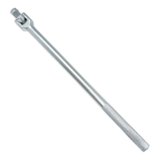 Silver-colored 20’’ 3/4’’ drive breaker bar with knurled handle for heavy-duty use