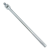 Silver-colored 20’’ 3/4’’ drive breaker bar with knurled handle for heavy-duty use