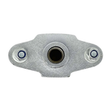 Silver AA 28mm mount demount adapter bracket with duck heads bolt holes