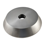 Brushed metal large wheel balancer cone with precise centering for AA 40mm Wheel Balancer
