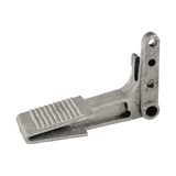 Silver metal footpeg for Coats Tire Changer, Coats OEM Replacement, OEM Replacement Pedal