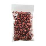 Clear plastic bag with reddish-brown high temp Viton grommets for TR/TV-550 valves