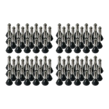 Chrome wide base snap-in valve with silver cap for light truck tubeless bias tires