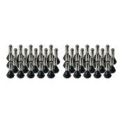 50 AA TR-415 chrome wide base tubeless bias valve stems with chrome caps for light truck