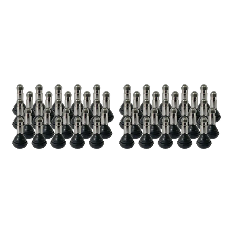 50 AA TR-415 chrome wide base tubeless bias valve stems with chrome caps for light truck