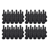 AA TR-415 black rubber tubeless valve stems in neat rows for light truck chrome sleeve rims