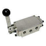 Silver pneumatic valve with lever for AA Valve in Coats Tire Changer parts