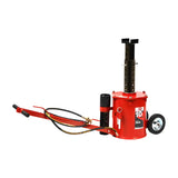 Red AFF 10 ton air lift jack pair for heavy-duty lifting