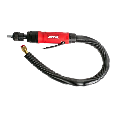 AIRCAT 6402 red black air drill tire buffer with hose