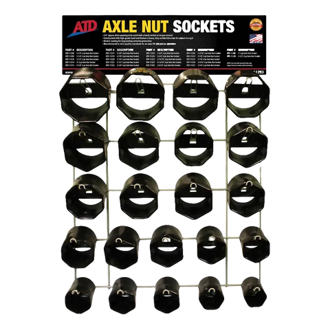 ATD-11293 Axle Nut Socket Display Set, 3/4